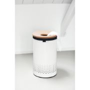 Снимка на Кош за пране Brabantia 60L, White, корков капак