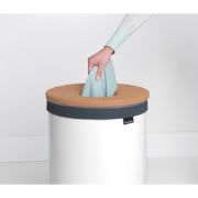 Снимка на Кош за пране Brabantia 60L, White, корков капак