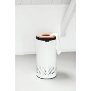 Снимка на Кош за пране Brabantia 35L, White, корков капак