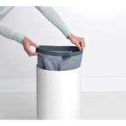 Снимка на Кош за пране Brabantia 35L, White, корков капак