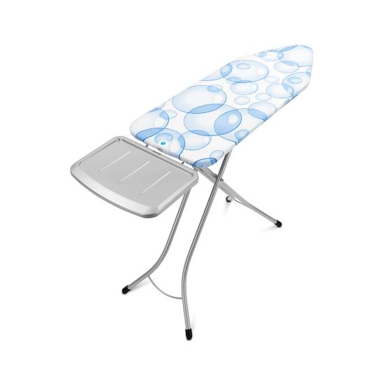 Снимка на Маса за гладене Brabantia C 124x45cm с поставка за парогенератор, PerfectFlow Bubbles