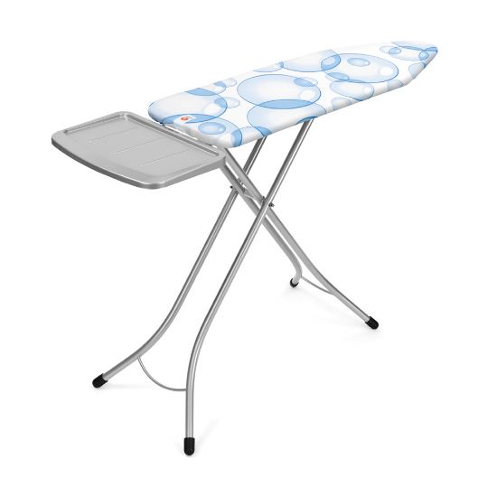 Снимка на Маса за гладене Brabantia B 124x38cm с поставка за парогенератор, PerfectFlow Bubbles