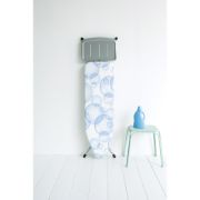 Снимка на Маса за гладене Brabantia B 124x38cm с поставка за парогенератор, PerfectFlow Bubbles