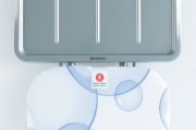 Снимка на Маса за гладене Brabantia B 124x38cm с поставка за парогенератор, PerfectFlow Bubbles