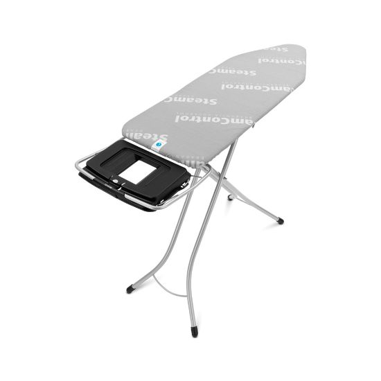 Снимка на Маса за гладене Brabantia C 124x45cm със сгъваема поставка за парогенератор, Steam Control Aqua Bowl
