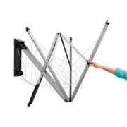 Снимка на Простор за стена Brabantia WallFix 24m с калъф, Metallic Grey