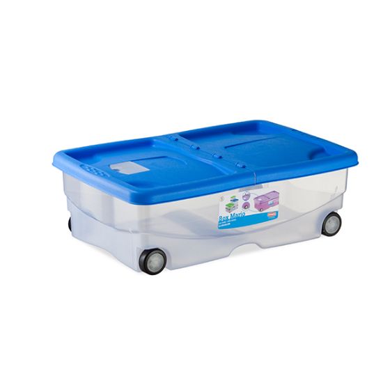 Снимка на Кутия Stefanplast Stefanbox Mario с колелца, микс цветове