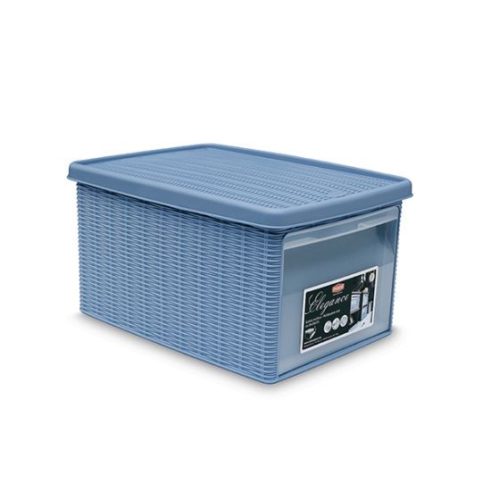 Снимка на Универсална кутия с отвор Stefanplast Elegance M, 15L, синя