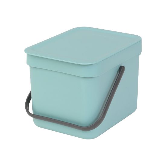 Снимка на Кош за смет за разделно събиране Brabantia Sort&Go 6L, Mint