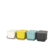 Снимка на Кош за смет за разделно събиране Brabantia Sort&Go 6L, Mint