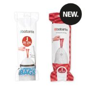 Снимка на Торба за кош Brabantia PerfectFit Sort&Go/Bo размер J, 20-25L, 20 броя, ролка