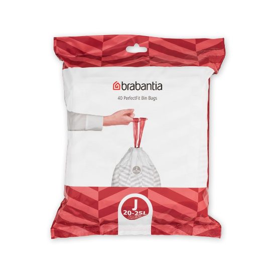 Снимка на Торба за кош Brabantia PerfectFit Sort&Go/Bo размер J, 20-25L, 40 броя, пакет