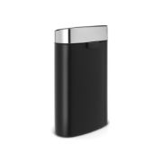 Снимка на Кош за смет Brabantia Touch Bin New 40L, Matt Black, FPP капак