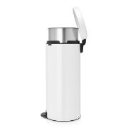 Снимка на Кош за смет с педал Brabantia NewIcon 30L, Whiite, метална кофа