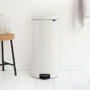 Снимка на Кош за смет с педал Brabantia NewIcon 30L, Whiite, метална кофа