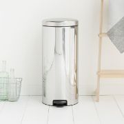 Снимка на Кош за смет с педал Brabantia NewIcon 30L, Brilliant Steel, метална кофа