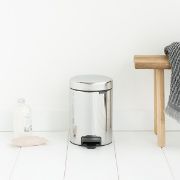 Снимка на Кош за смет с педал Brabantia NewIcon 3L, Brilliant Steel