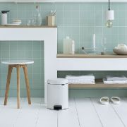 Снимка на Кош за смет с педал Brabantia NewIcon 5L, White