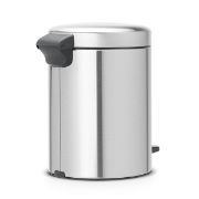 Снимка на Кош за смет с педал Brabantia NewIcon 5L, Matt Steel Fingerprint Proof