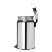 Снимка на Кош за смет с педал Brabantia NewIcon 20L, Brilliant Steel, метална кофа