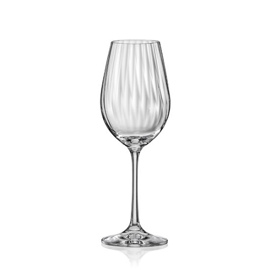 Снимка на Чаша за вино Bohemia Royal Waterfall 350ml, 6 броя