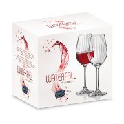 Снимка на Чаша за вино Bohemia Royal Waterfall 350ml, 6 броя