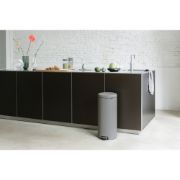 Снимка на Кош за смет с педал Brabantia NewIcon 30L, Mineral Concrete Grey