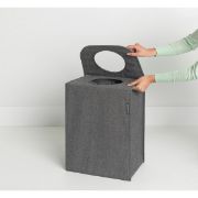 Снимка на Торба за пране Brabantia 55L, Pepper Black, правоъгълна