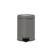 Снимка на Кош за смет с педал Brabantia NewIcon 5L, Mineral Concrete Grey