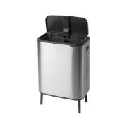Снимка на Кош за смет Brabantia Bo Touch Hi 2x30L, Matt Steel Fingerprint Proof