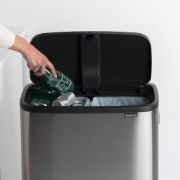 Снимка на Кош за смет Brabantia Bo Touch Hi 2x30L, Matt Steel Fingerprint Proof