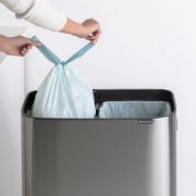 Снимка на Кош за смет Brabantia Bo Touch Hi 2x30L, Matt Steel Fingerprint Proof