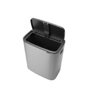 Снимка на Кош за смет Brabantia Bo Touch 60L, Matt Steel Fingerprint Proof
