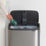Снимка на Кош за смет Brabantia Bo Touch 60L, Matt Steel Fingerprint Proof