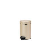 Снимка на Кош за смет с педал Brabantia NewIcon 3L, Metallic Gold