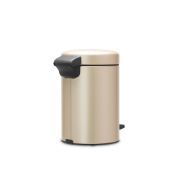 Снимка на Кош за смет с педал Brabantia NewIcon 3L, Metallic Gold