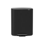 Снимка на Кош за смет Brabantia Bo Pedal 2x30L, Matt Black