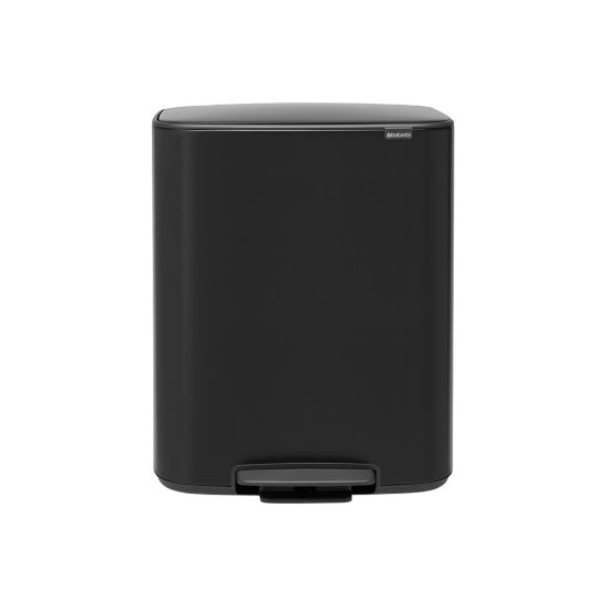 Снимка на Кош за смет Brabantia Bo Pedal 2x30L, Matt Black