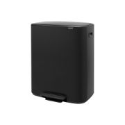 Снимка на Кош за смет Brabantia Bo Pedal 2x30L, Matt Black