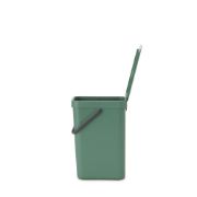 Снимка на Кош за смет за разделно събиране Brabantia Sort&Go 12L, Fir Green