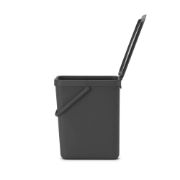 Снимка на Кош за смет за разделно събиране Brabantia Sort&Go 25L, Grey