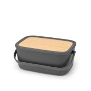 Снимка на Кутия за хляб Brabantia Nic Dark Grey