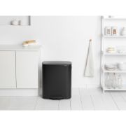 Снимка на Кош за смет Brabantia Bo Pedal 60L, Matt Black