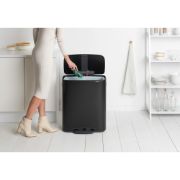 Снимка на Кош за смет Brabantia Bo Pedal 60L, Matt Black