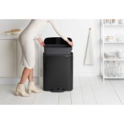 Снимка на Кош за смет Brabantia Bo Pedal 60L, Matt Black