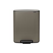Снимка на Кош за смет Brabantia Bo Pedal 60L, Platinum