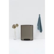 Снимка на Кош за смет Brabantia Bo Pedal 60L, Platinum