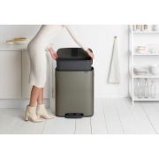 Снимка на Кош за смет Brabantia Bo Pedal 60L, Platinum