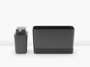 Снимка на Органайзер за мивка с дозатор за течен сапун Brabantia SinkSide Dark Grey