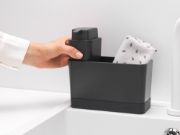 Снимка на Органайзер за мивка с дозатор за течен сапун Brabantia SinkSide Dark Grey